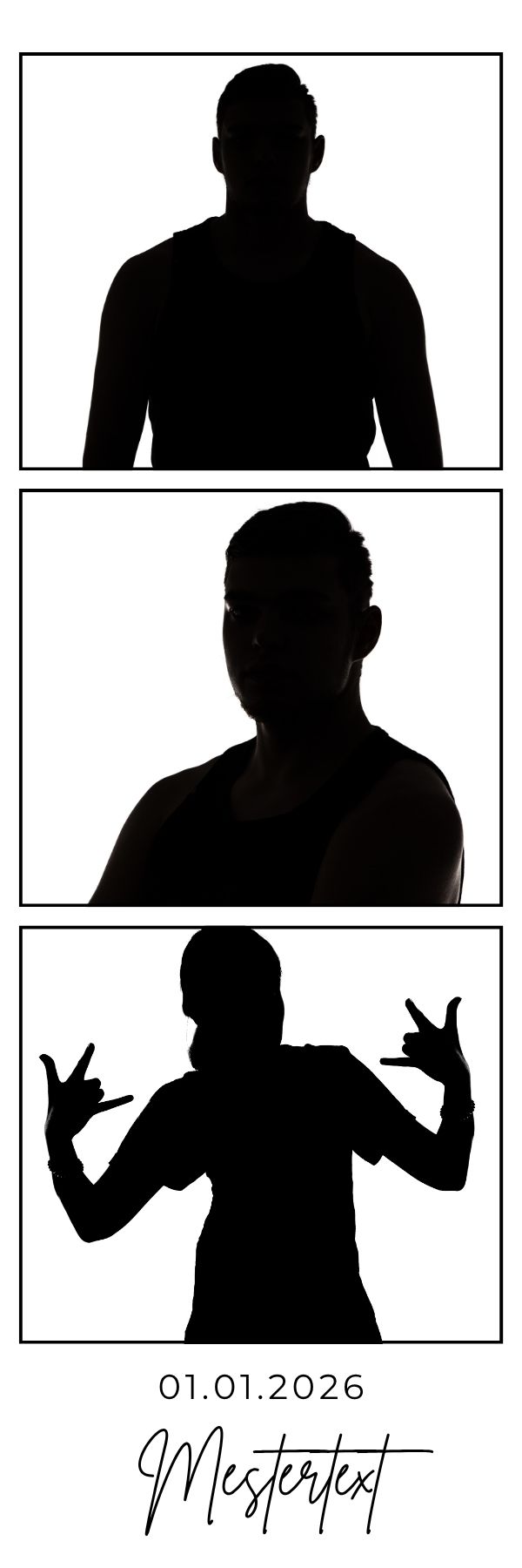 Doppel-Fotostreifen Layout Beispiel